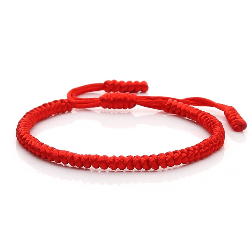 Ethnic Tibetan Buddha Woven Amulet Multicolor Bracelets & Bangles For Women Men Handmade Rope Buddha Charm Bracelet Friend Gift