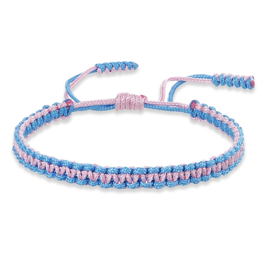 Ethnic Tibetan Buddha Woven Amulet Multicolor Bracelets & Bangles For Women Men Handmade Rope Buddha Charm Bracelet Friend Gift