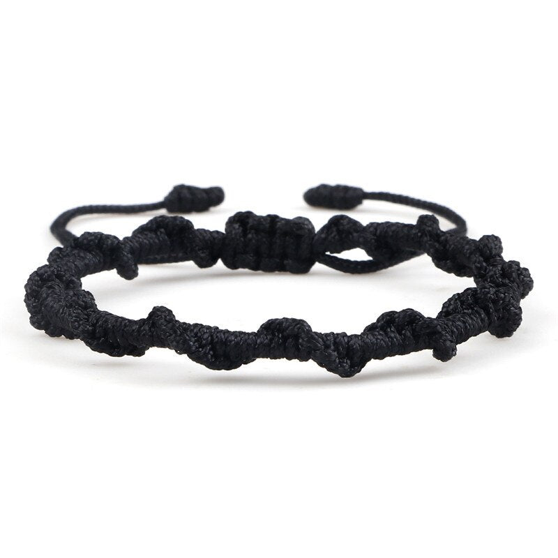 Ethnic Tibetan Buddha Woven Amulet Multicolor Bracelets & Bangles For Women Men Handmade Rope Buddha Charm Bracelet Friend Gift