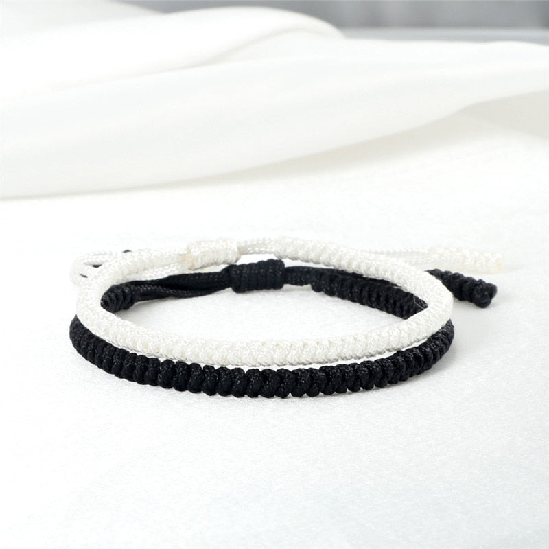 Ethnic Tibetan Buddha Woven Amulet Multicolor Bracelets & Bangles For Women Men Handmade Rope Buddha Charm Bracelet Friend Gift