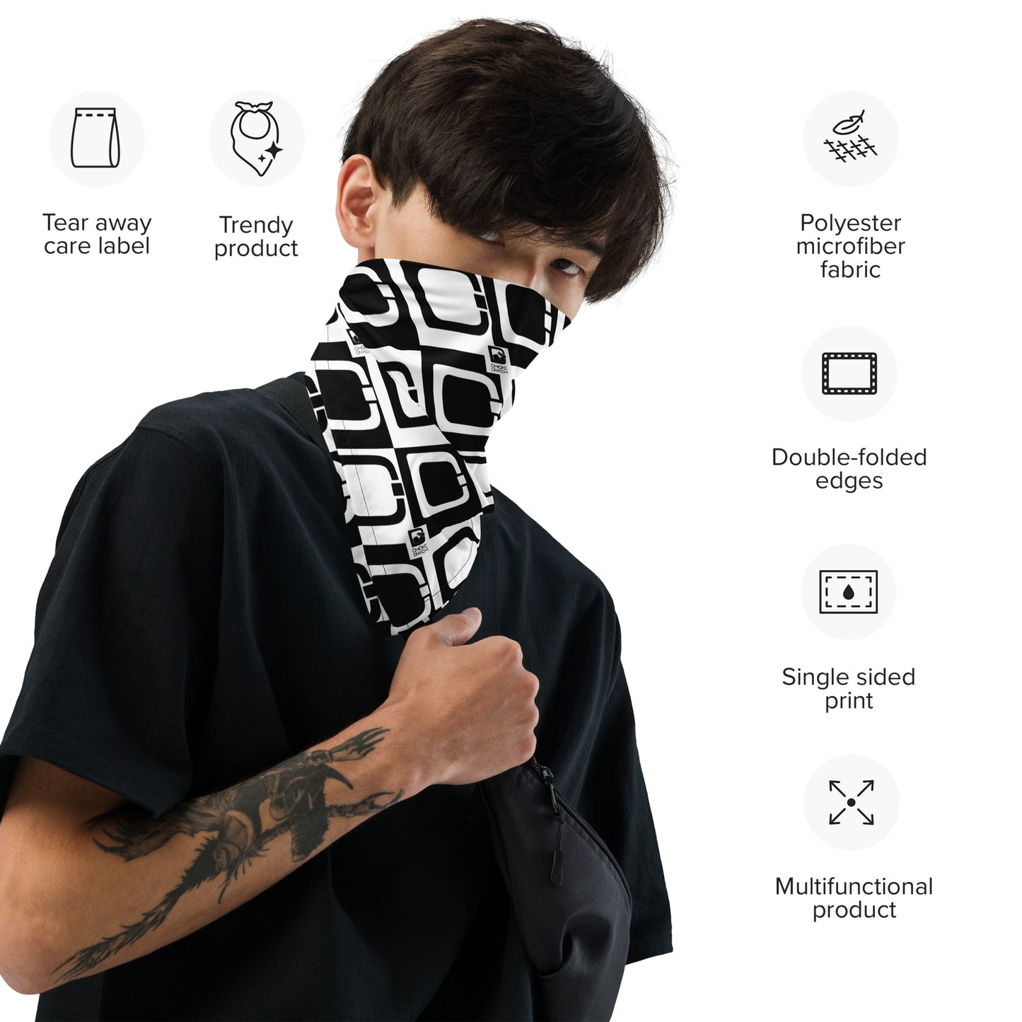 Dmachi All-over logo bandana