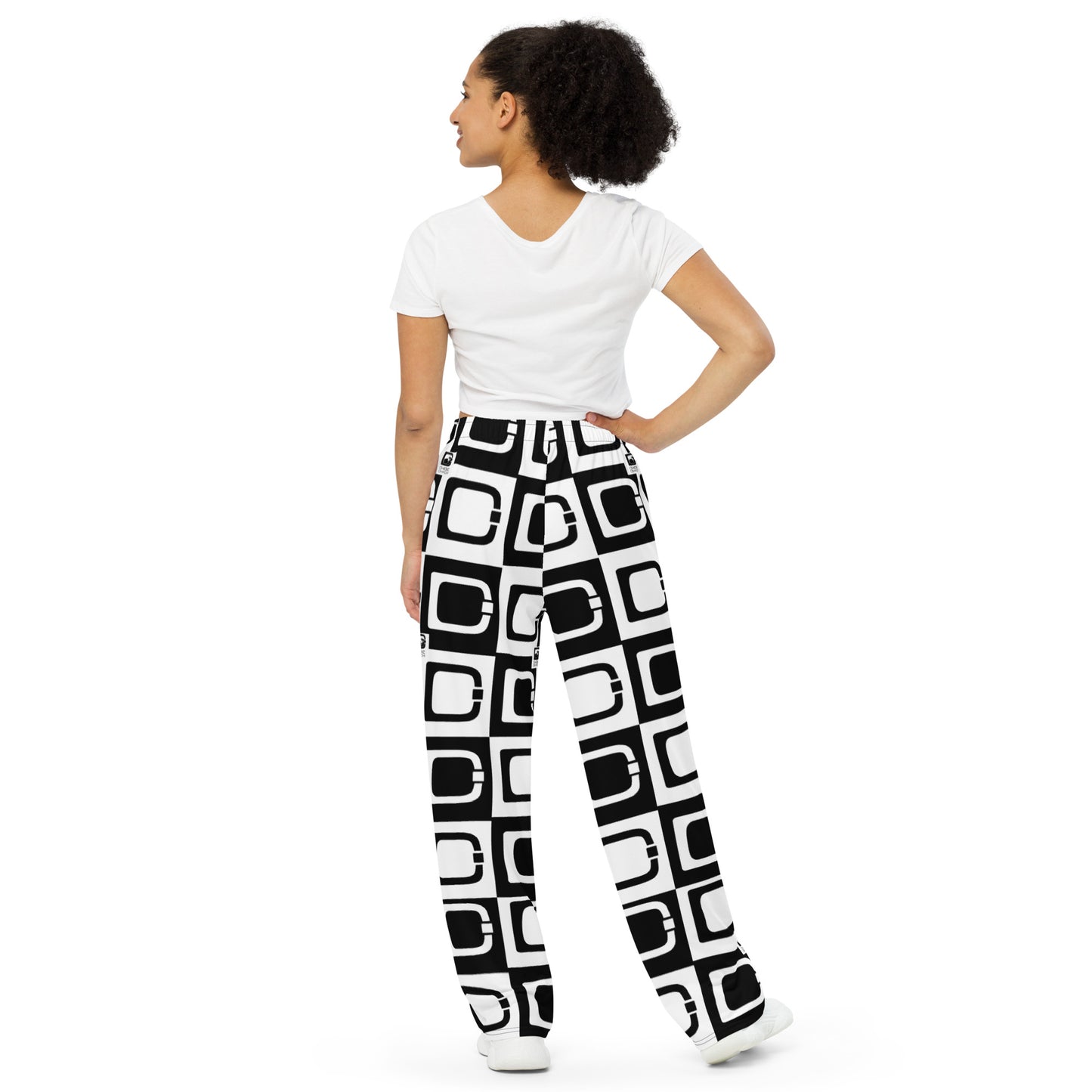 Dmachi logo unisex wide-leg pants