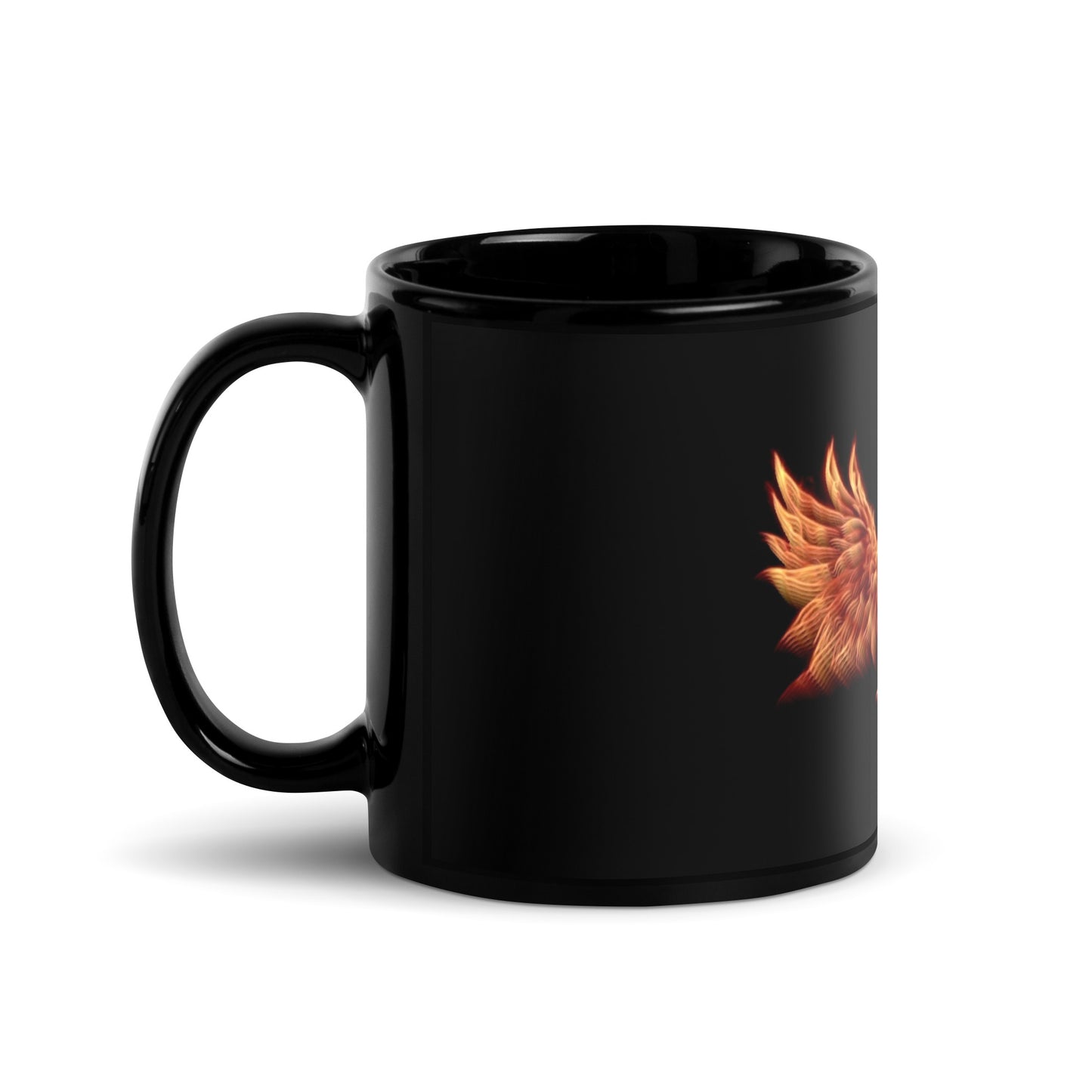 Black Phoenix | Grown Ass Kids merch | Glossy Mug