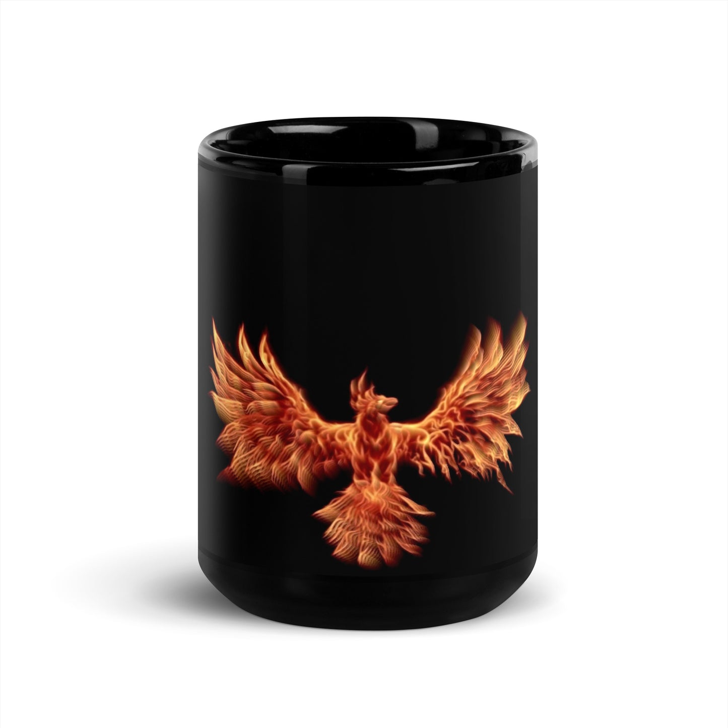 Black Phoenix | Grown Ass Kids merch | Glossy Mug