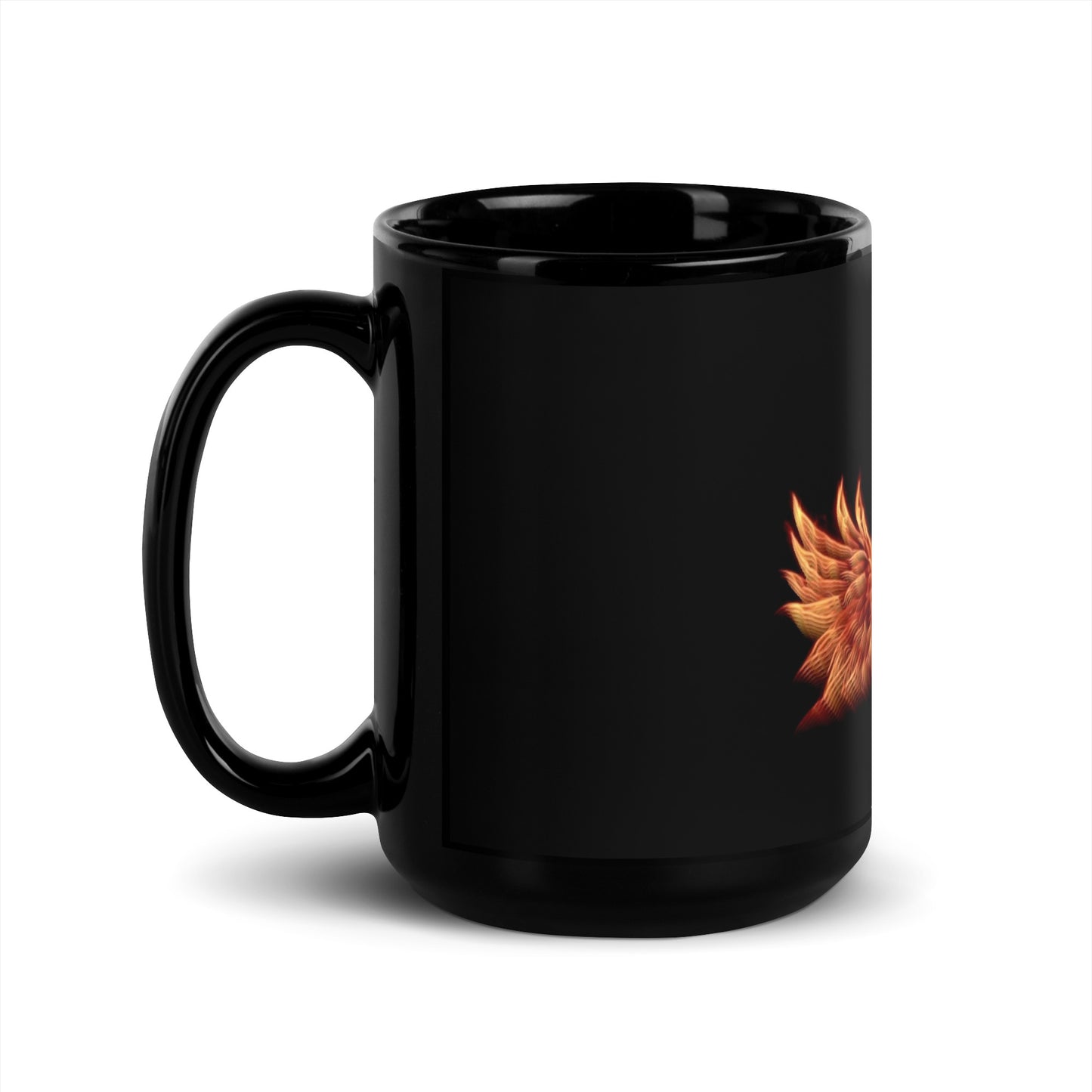 Black Phoenix | Grown Ass Kids merch | Glossy Mug