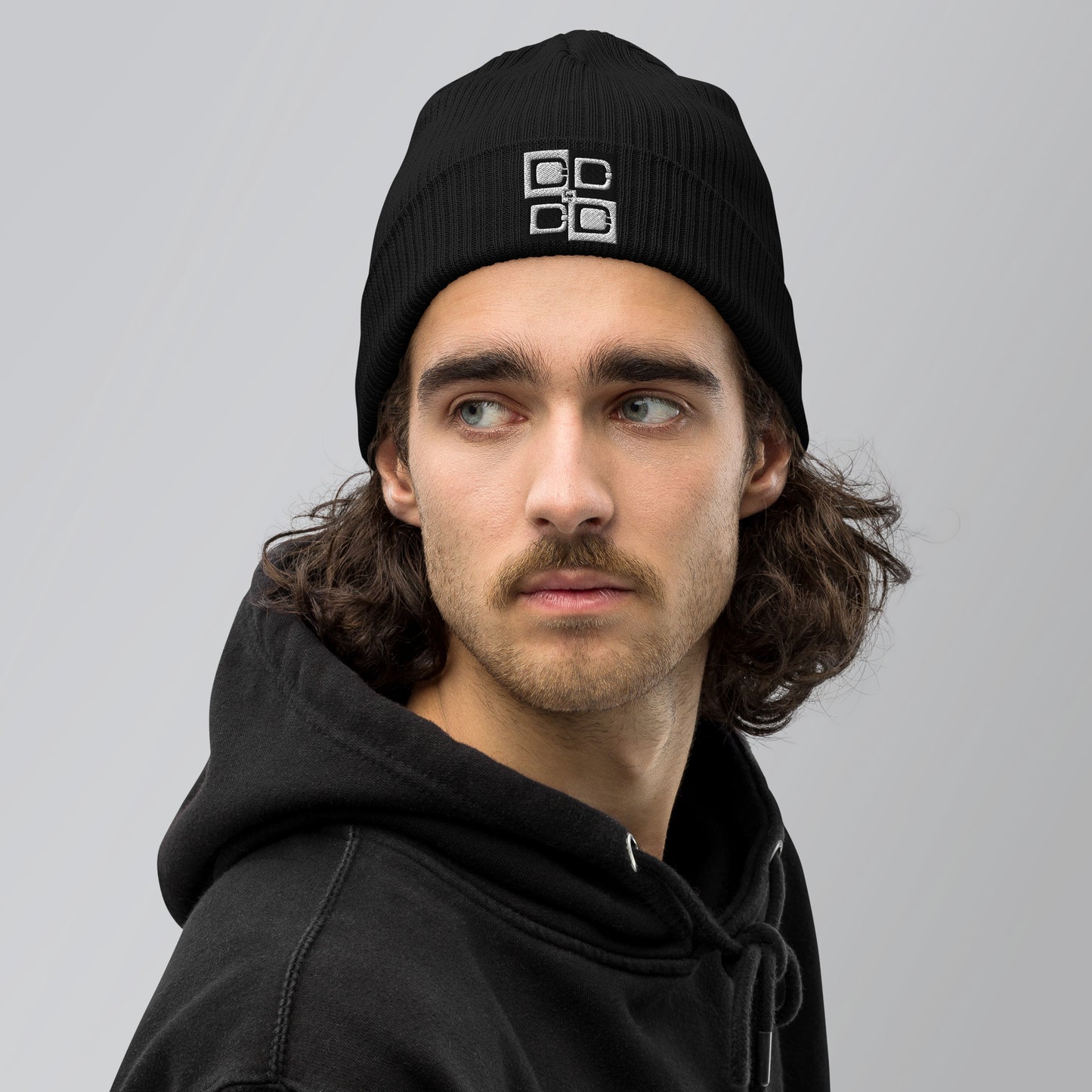 Dmachi Logo ribbed beanie