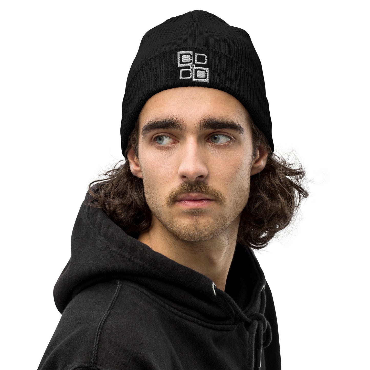 Dmachi Logo ribbed beanie