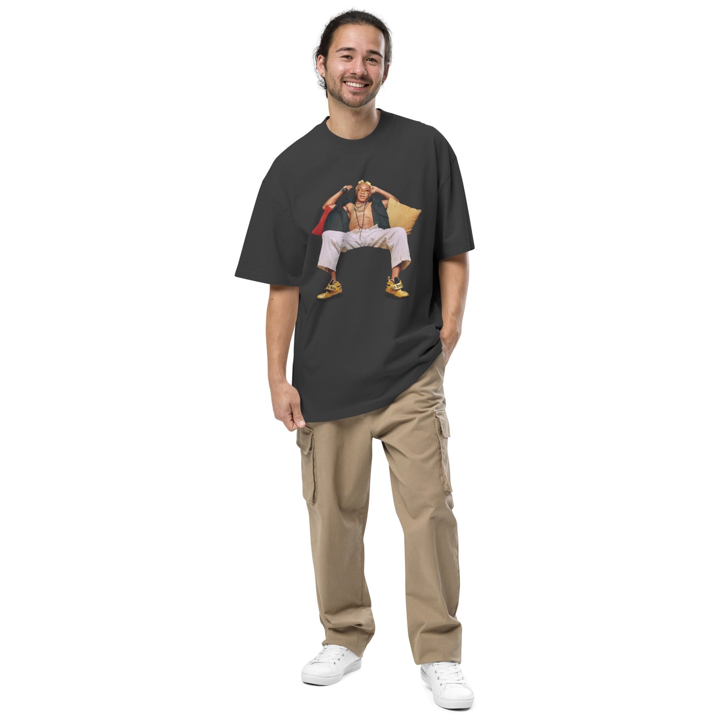 YO BRO | UNISEX Oversized faded t-shirt