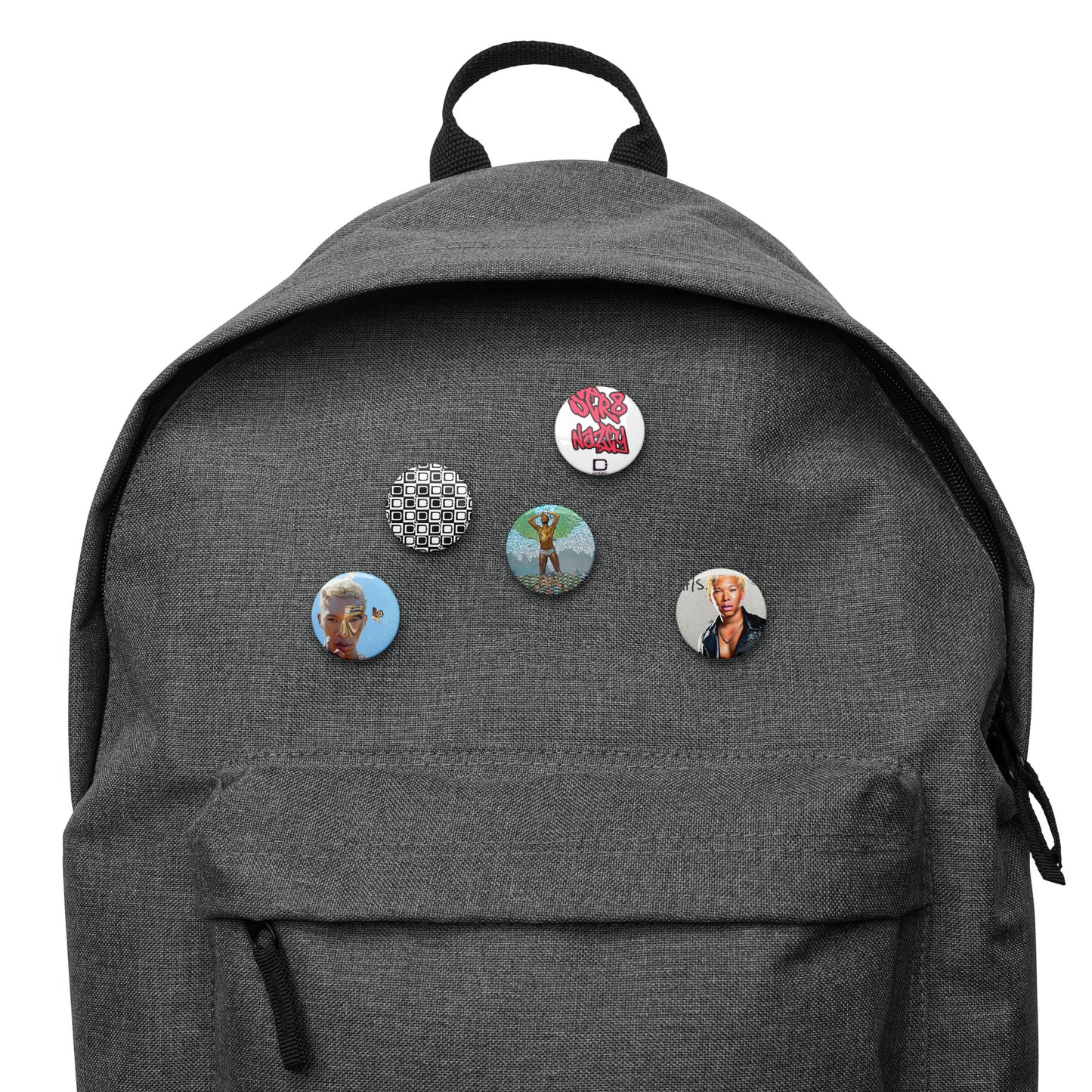 Chioke Music Set of pin buttons Inspried by Chioke Music