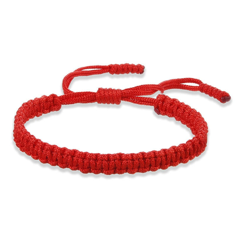 Ethnic Tibetan Buddha Woven Amulet Multicolor Bracelets &amp; Bangles For Women Men Handmade Rope Buddha Charm Bracelet Friend Gift