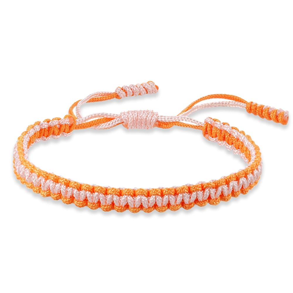 Ethnic Tibetan Buddha Woven Amulet Multicolor Bracelets &amp; Bangles For Women Men Handmade Rope Buddha Charm Bracelet Friend Gift