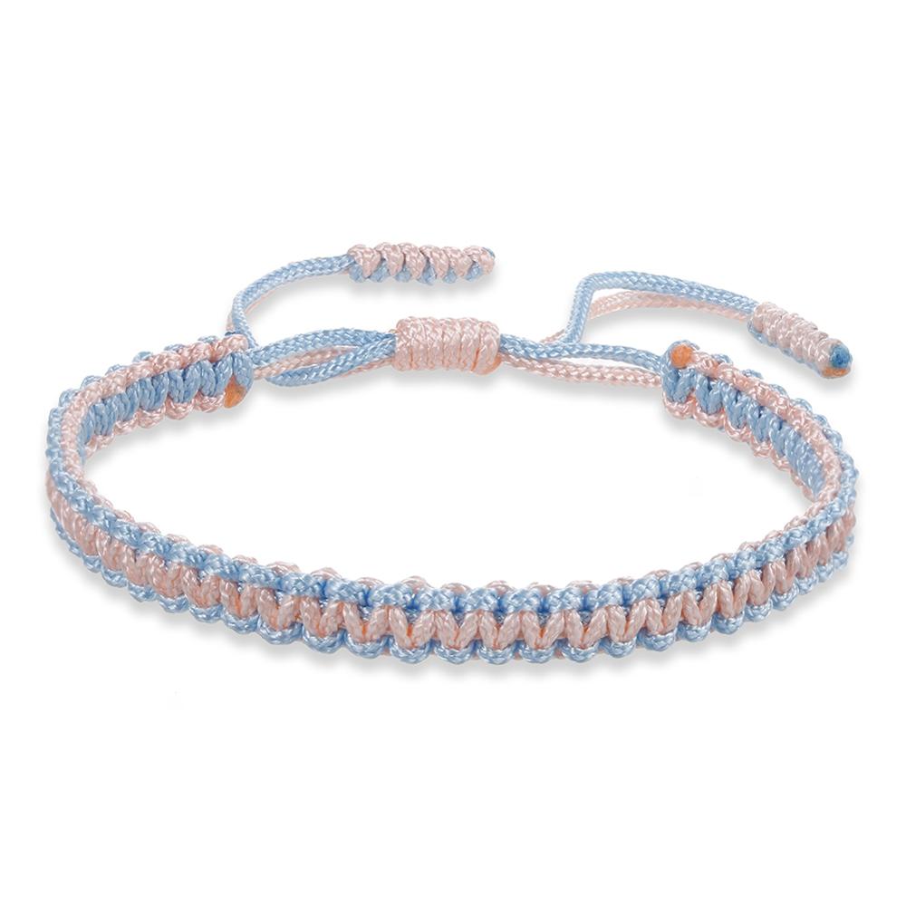 Ethnic Tibetan Buddha Woven Amulet Multicolor Bracelets &amp; Bangles For Women Men Handmade Rope Buddha Charm Bracelet Friend Gift