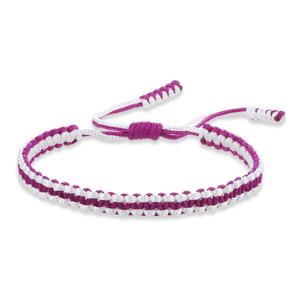 Ethnic Tibetan Buddha Woven Amulet Multicolor Bracelets &amp; Bangles For Women Men Handmade Rope Buddha Charm Bracelet Friend Gift