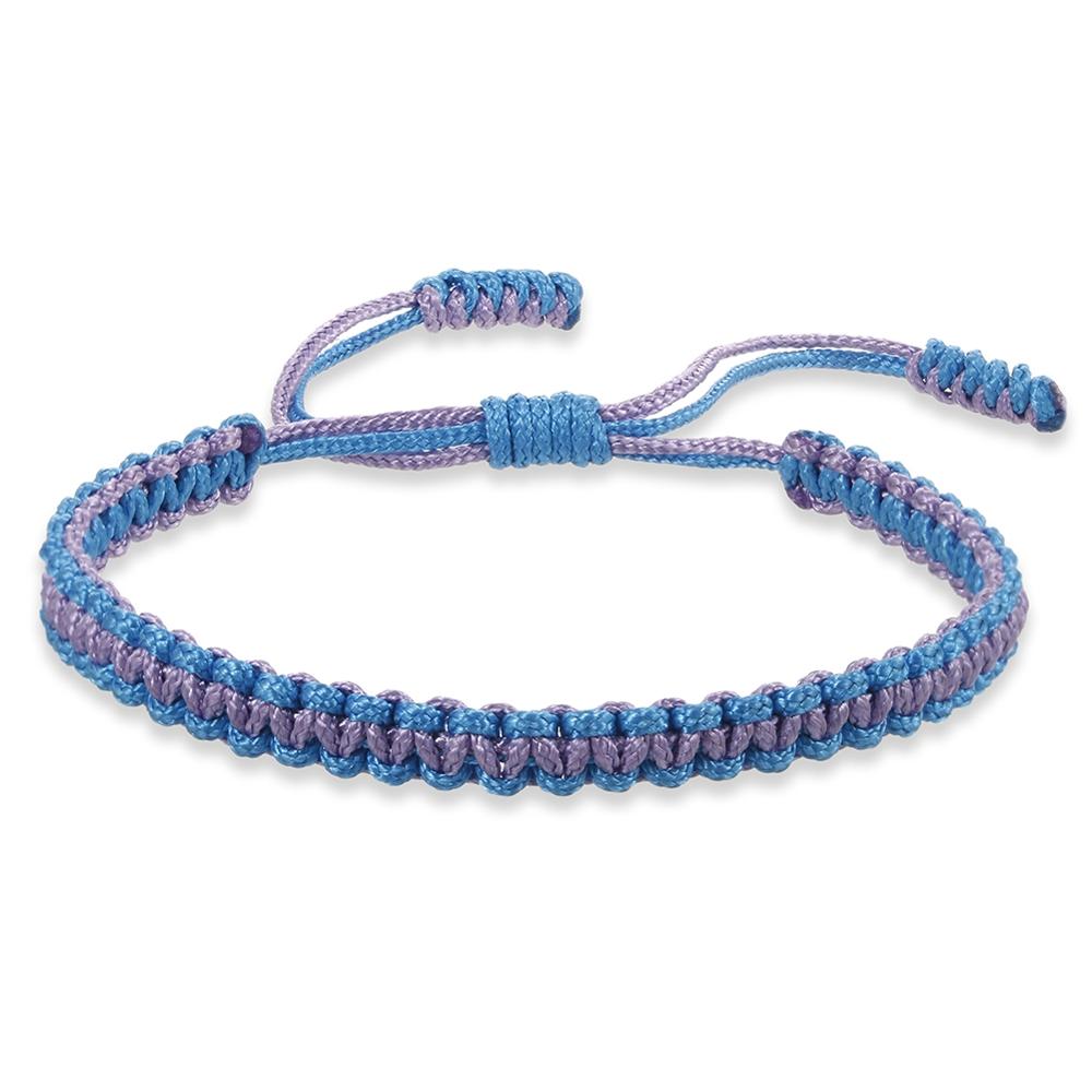 Ethnic Tibetan Buddha Woven Amulet Multicolor Bracelets &amp; Bangles For Women Men Handmade Rope Buddha Charm Bracelet Friend Gift