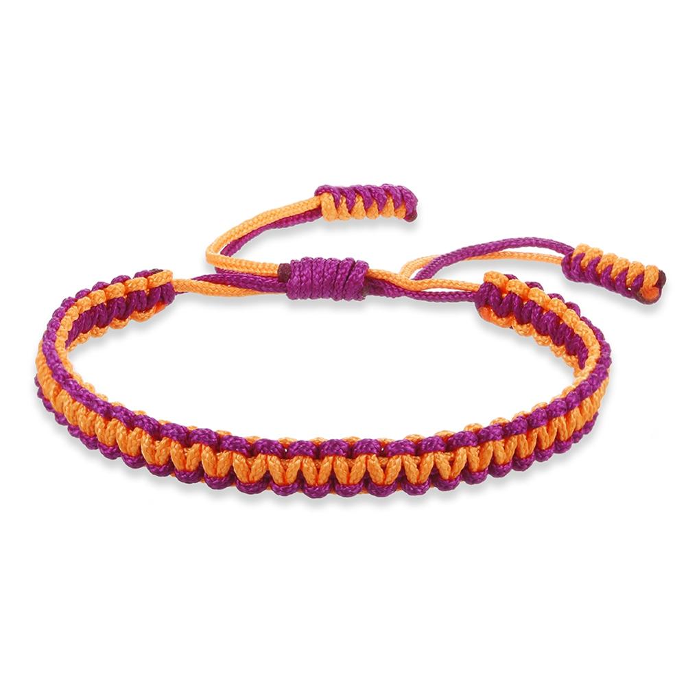 Ethnic Tibetan Buddha Woven Amulet Multicolor Bracelets &amp; Bangles For Women Men Handmade Rope Buddha Charm Bracelet Friend Gift