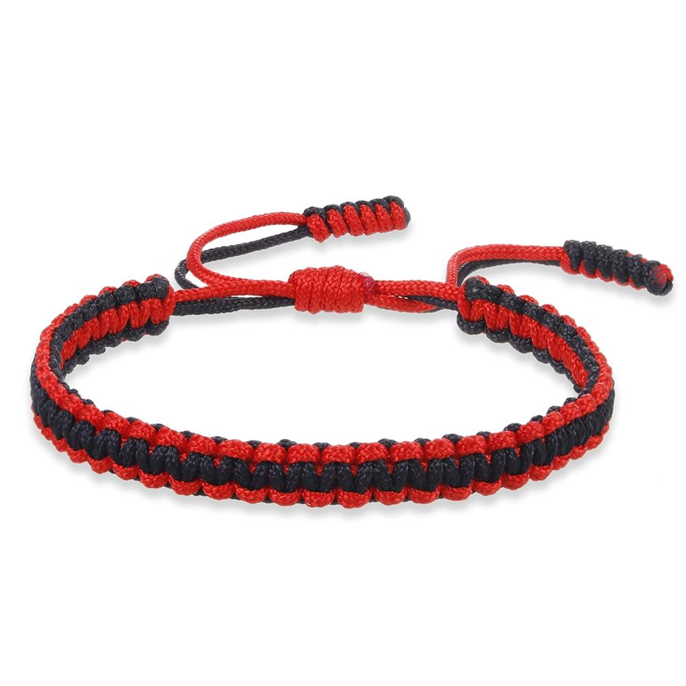 Ethnic Tibetan Buddha Woven Amulet Multicolor Bracelets &amp; Bangles For Women Men Handmade Rope Buddha Charm Bracelet Friend Gift