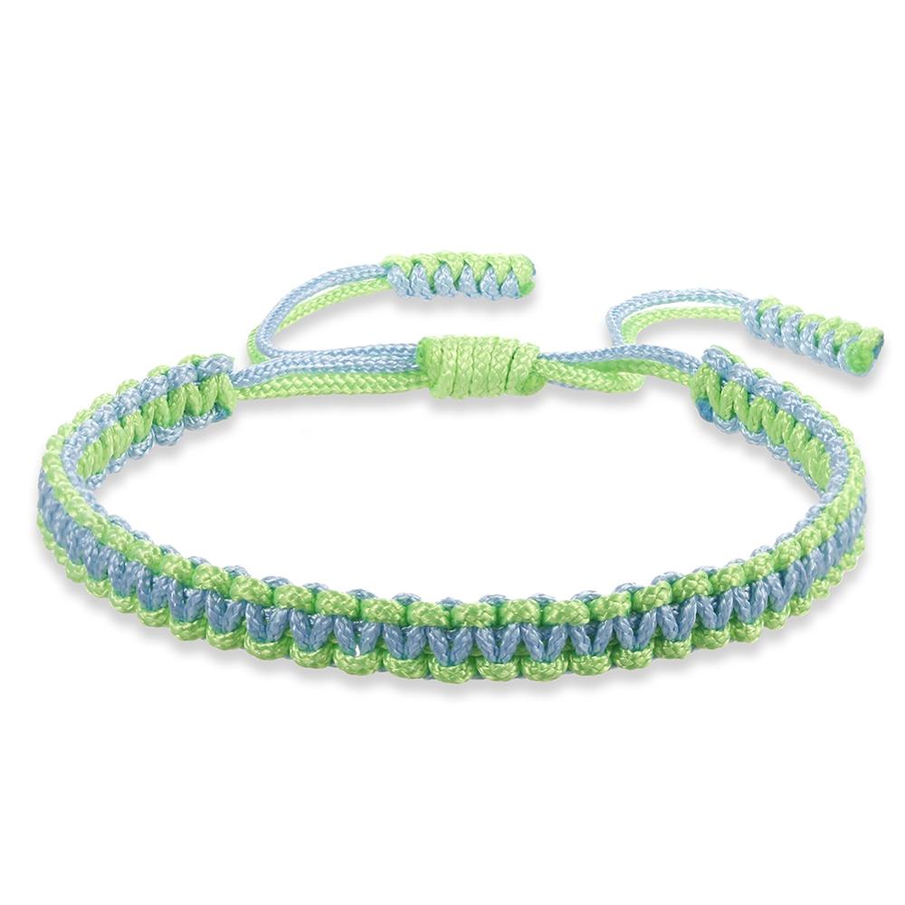 Ethnic Tibetan Buddha Woven Amulet Multicolor Bracelets &amp; Bangles For Women Men Handmade Rope Buddha Charm Bracelet Friend Gift