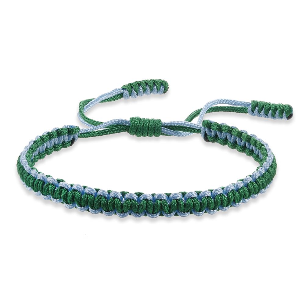Ethnic Tibetan Buddha Woven Amulet Multicolor Bracelets &amp; Bangles For Women Men Handmade Rope Buddha Charm Bracelet Friend Gift
