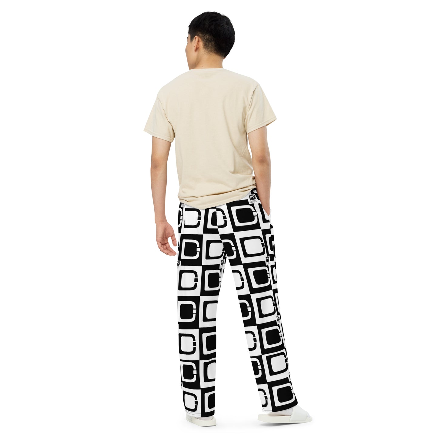 Dmachi logo unisex wide-leg pants