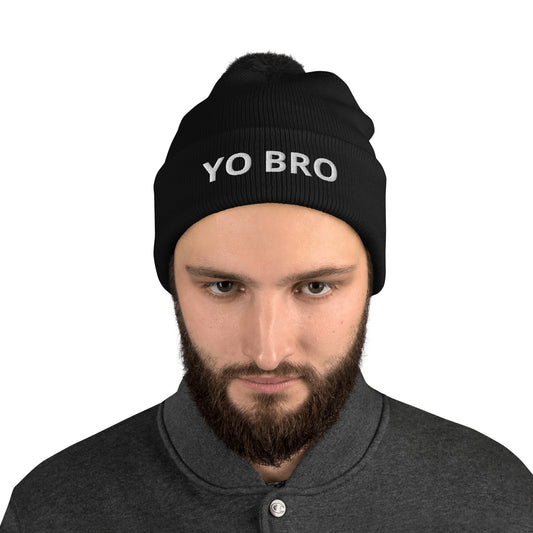 YO BRO | Pom-Pom Beanie