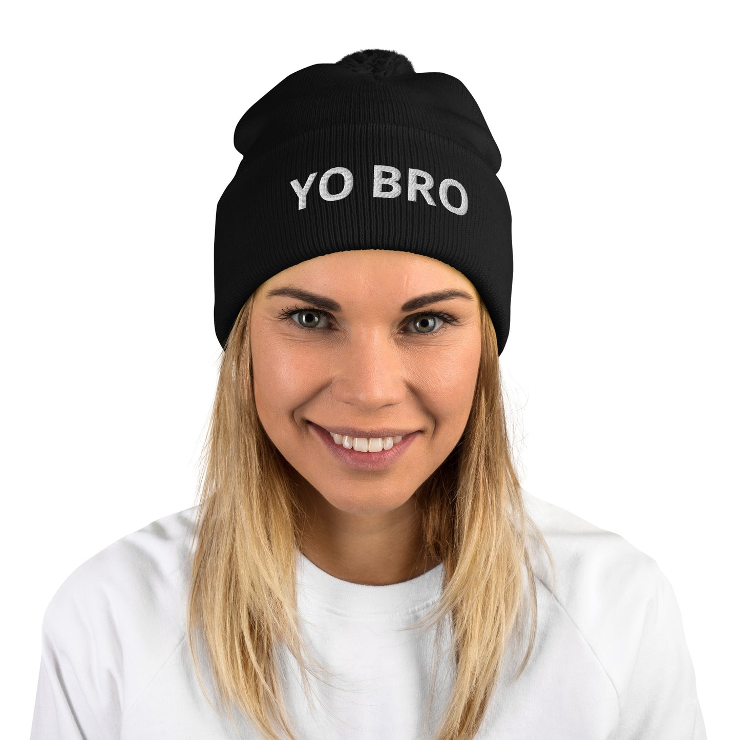YO BRO | Pom-Pom Beanie