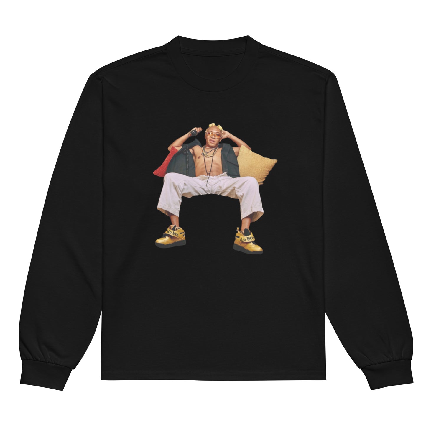 YO BRO | Premium heavyweight long sleeve shirt